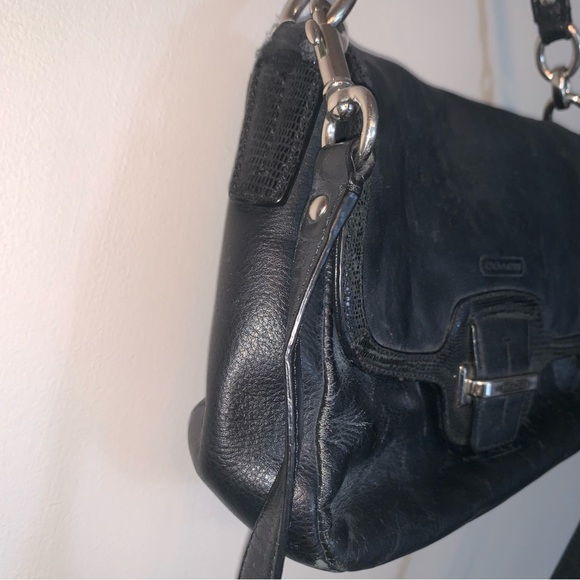 Coach Black Leather Crossbody Bag - Picture 11 of 15